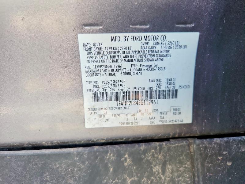 56418896 :رقم المزاد ، 1FAHP2E84EG112961 vin ، 2014 Ford Taurus مزاد بيع