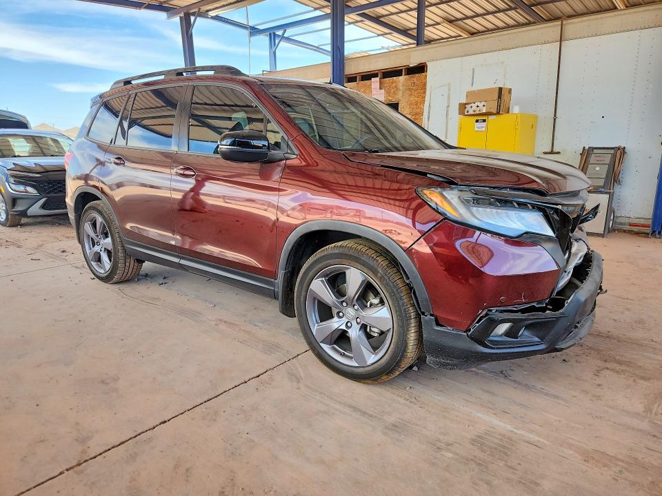 57150386 :رقم المزاد ، 5FNYF7H99MB005766 vin ، 2021 Honda Passport مزاد بيع