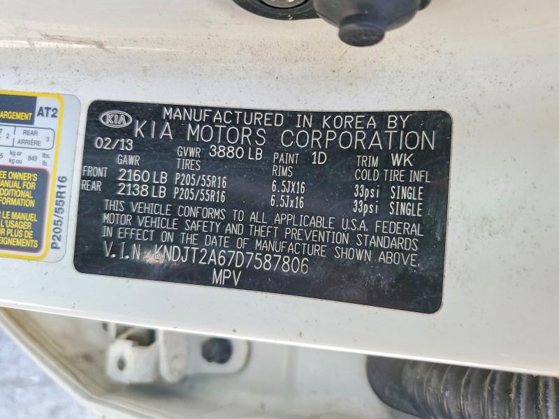Продажа на аукционе авто 2013 Kia Soul, vin: KNDJT2A67D7587806, номер лота: 56583656