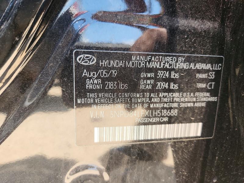 Продажа на аукционе авто 2020 Hyundai Elantra, vin: 5NPD84LFXLH518688, номер лота: 57588036