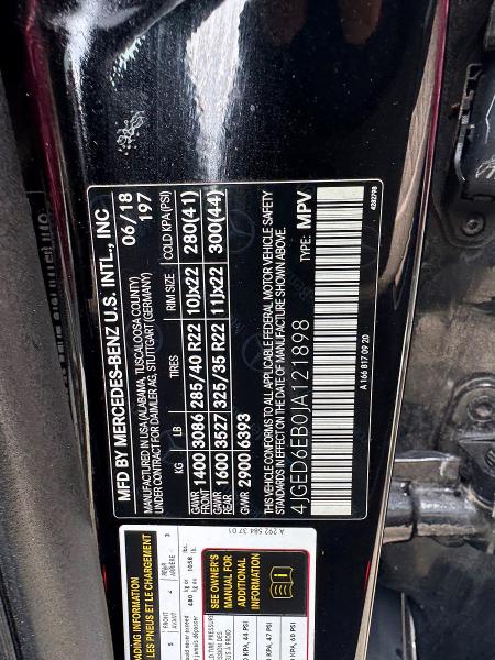 Aukcja sprzedaży 2018 Mercedes-benz Gle Coupe, vin: 4JGED6EB0JA121898, numer aukcji: 58092286