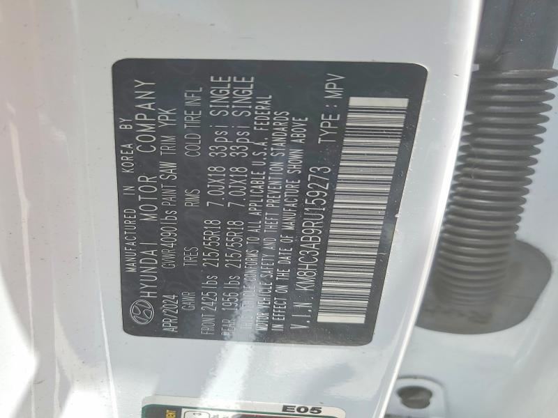 Aukcja sprzedaży 2024 Hyundai Kona, vin: KM8HC3AB9RU159273, numer aukcji: 58963406
