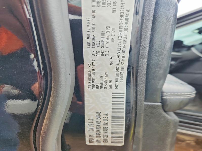 57466006 :رقم المزاد ، 1C4RJKBGXM8154748 vin ، 2021 Jeep Grand Cherokee مزاد بيع