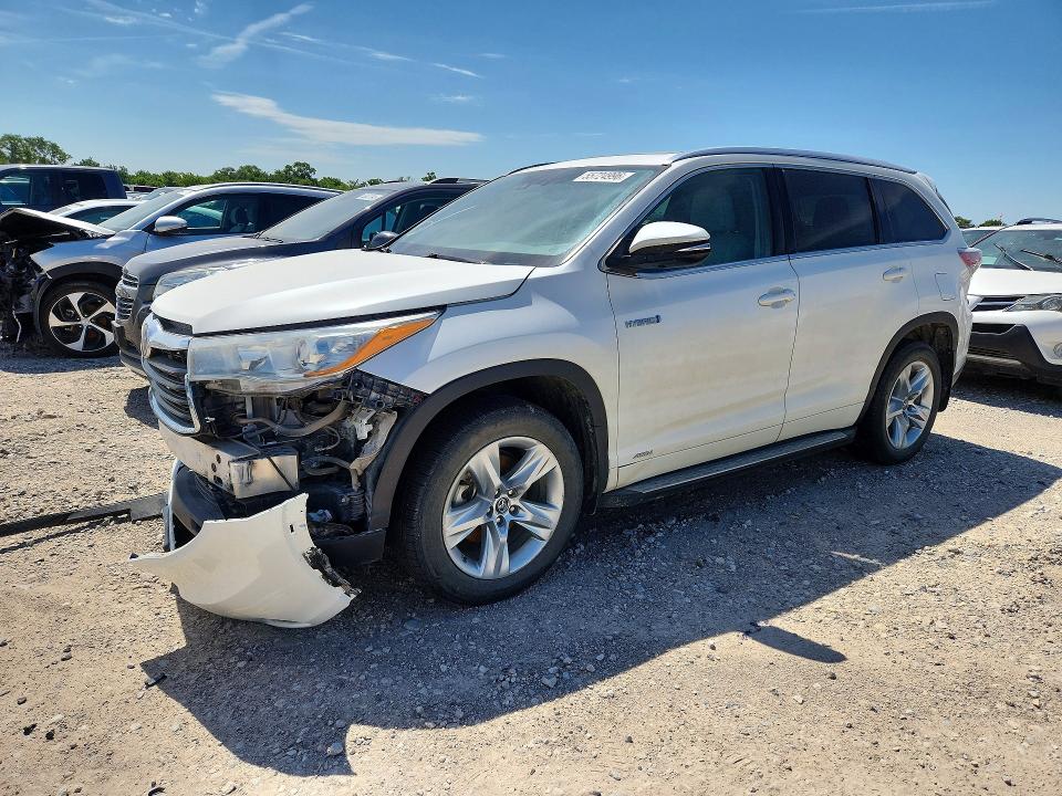 2016 Toyota Highlander Hybrid მანქანა იყიდება აუქციონზე, vin: 5TDDCRFH2GS018453, აუქციონის ნომერი: 55724996