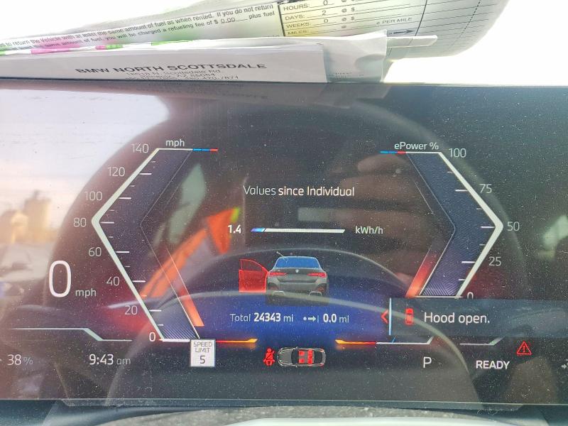 58431596 :رقم المزاد ، WBY23HD09SFT98932 vin ، 2025 Bmw I4 مزاد بيع