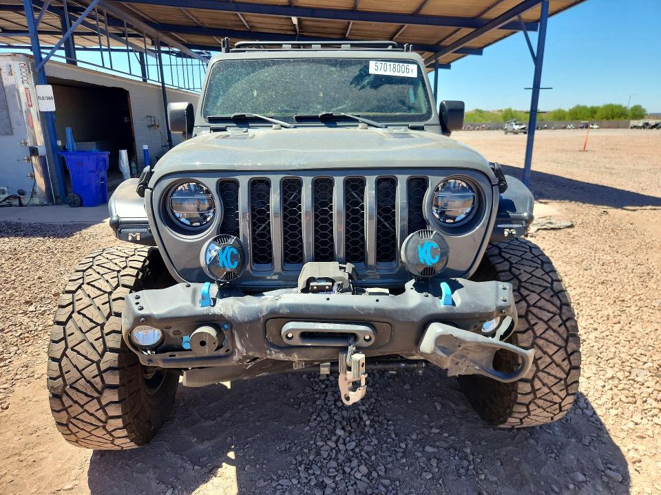 57018006 :رقم المزاد ، 1C6JJTBG4ML554926 vin ، 2021 Jeep Gladiator مزاد بيع