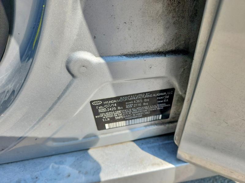 Продажа на аукционе авто 2014 Hyundai Sonata, vin: 5NPEB4AC3EH891380, номер лота: 55356966
