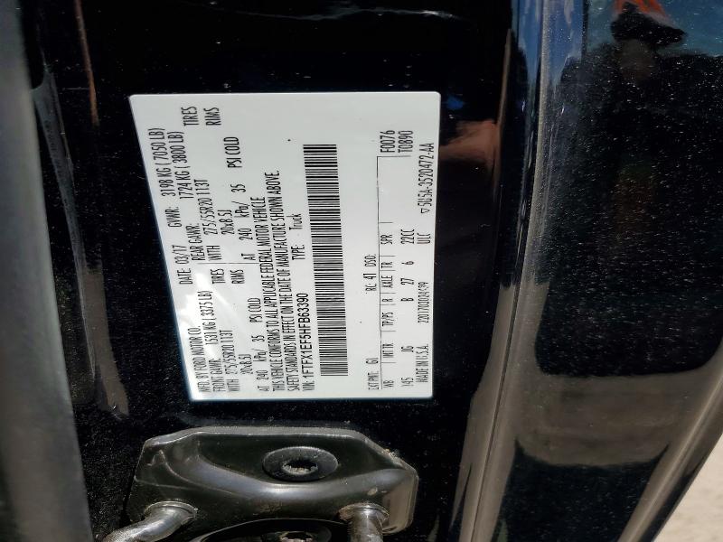Продажа на аукционе авто 2017 Ford F150, vin: 1FTFX1EF5HFB63390, номер лота: 55355586