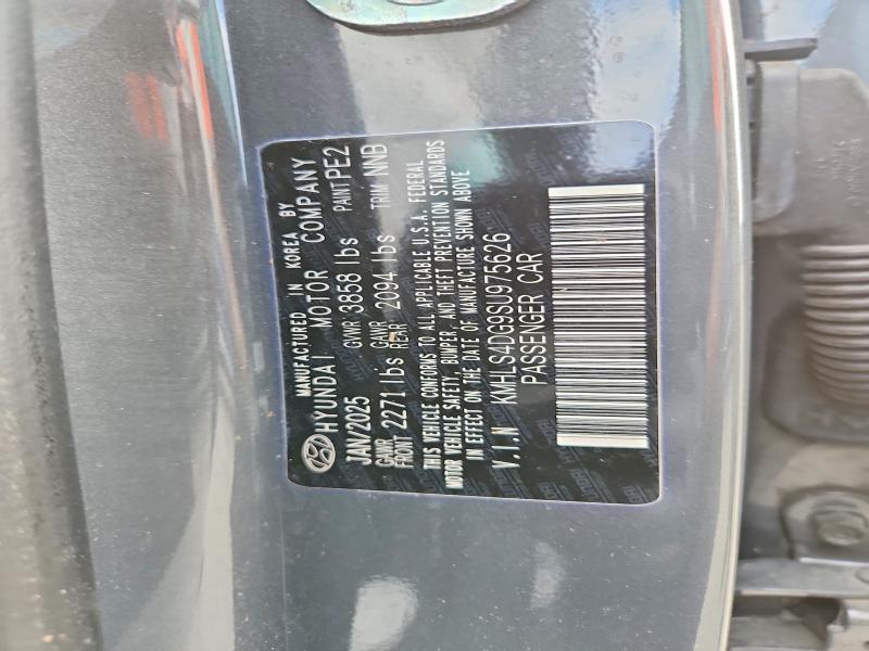 Aukcja sprzedaży 2025 Hyundai Elantra, vin: KMHLS4DG9SU975626, numer aukcji: 55820216