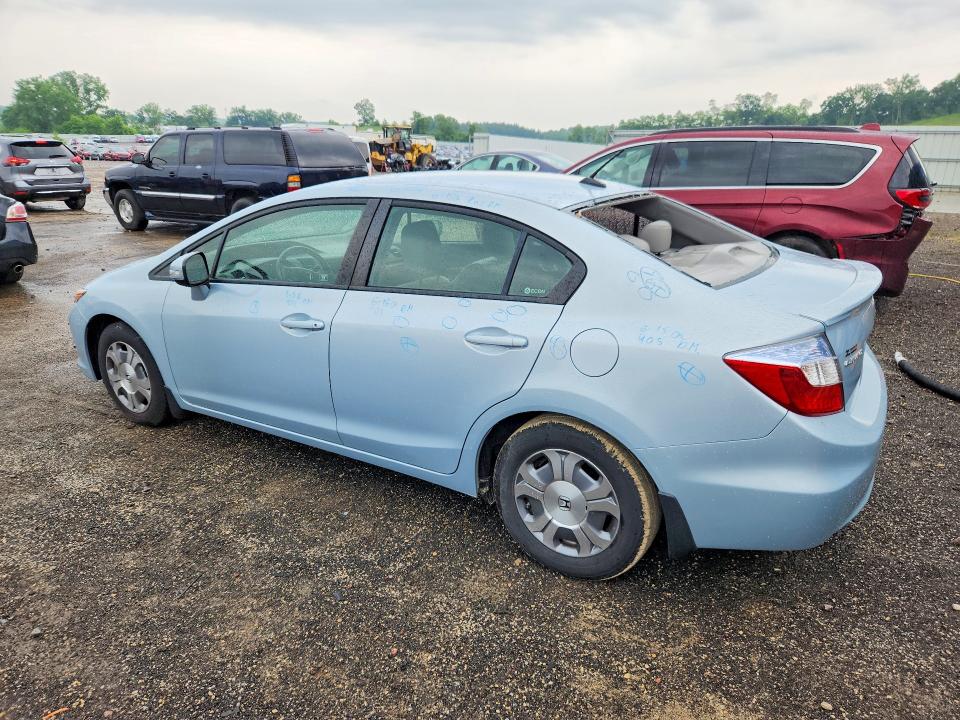56351766 :رقم المزاد ، JHMFB4F35CS006266 vin ، 2012 Honda Civic مزاد بيع