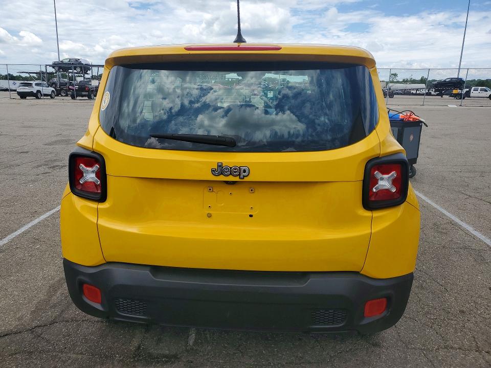 57553786 :رقم المزاد ، ZACCJBAH1HPF04296 vin ، 2017 Jeep Renegade مزاد بيع