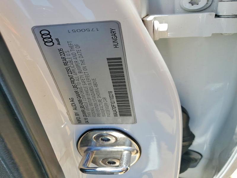 Продаж на аукціоні авто 2016 Audi A3, vin: WAUA7GFF1G1102218, номер лоту: 56154926