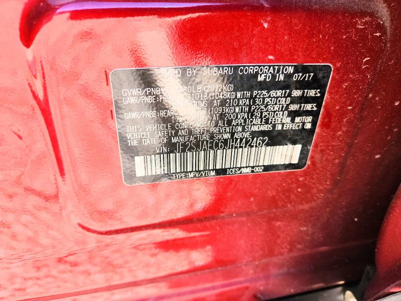 Продажа на аукционе авто 2018 Subaru Forester, vin: JF2SJAEC6JH442462, номер лота: 56545156