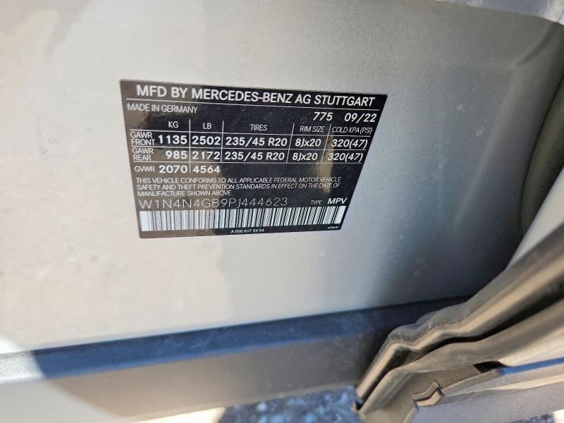 Продаж на аукціоні авто 2023 Mercedes-benz Gla, vin: W1N4N4GB9PJ444623, номер лоту: 53543926
