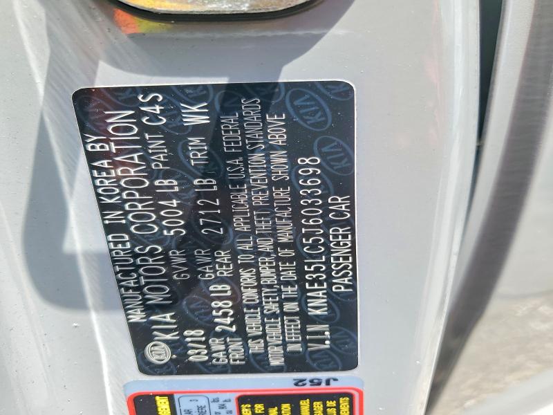 Aukcja sprzedaży 2018 Kia Stinger, vin: KNAE35LC5J6033698, numer aukcji: 55829616