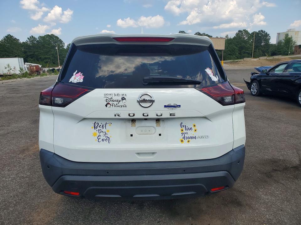 57259446 :رقم المزاد ، 5N1AT3AB4MC734735 vin ، 2021 Nissan Rogue مزاد بيع