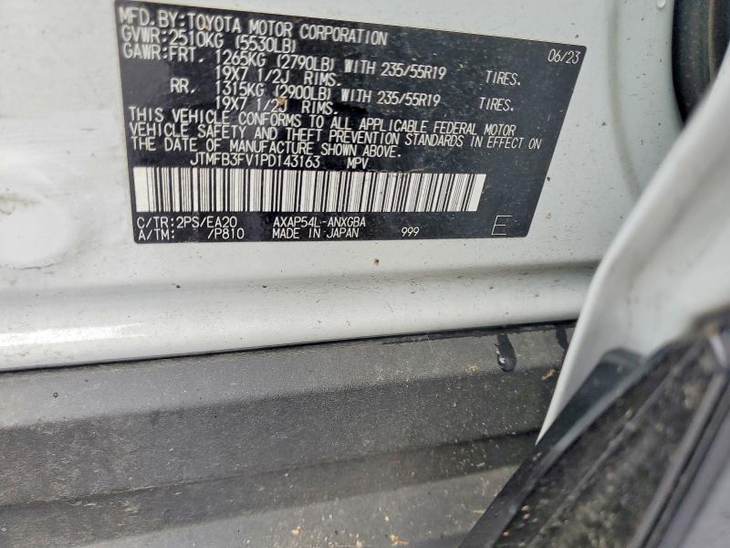Aukcja sprzedaży 2023 Toyota Rav4 Prime, vin: JTMFB3FV1PD143163, numer aukcji: 58268496