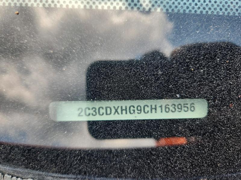 58462866 :رقم المزاد ، 2C3CDXHG9CH163956 vin ، 2012 Dodge Charger مزاد بيع