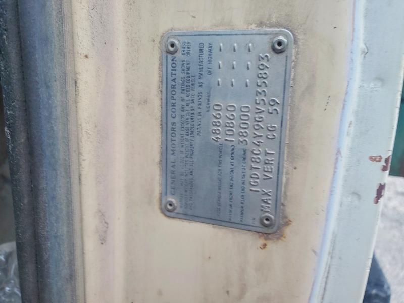 54971076 :رقم المزاد ، 1GDT8C4Y9GV535893 vin ، 1986 Gmc J7500 مزاد بيع