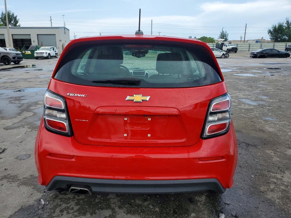 2020 Chevrolet Sonic მანქანა იყიდება აუქციონზე, vin: 1G1JG6SB6L4122062, აუქციონის ნომერი: 58957316