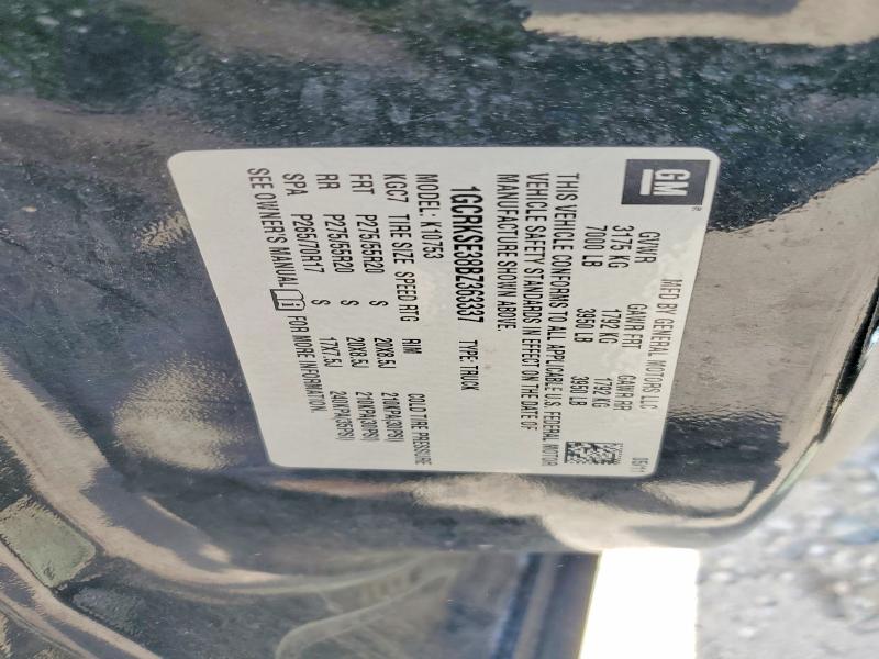 56733456 :رقم المزاد ، 1GCRKSE38BZ363337 vin ، 2011 Chevrolet Silverado مزاد بيع