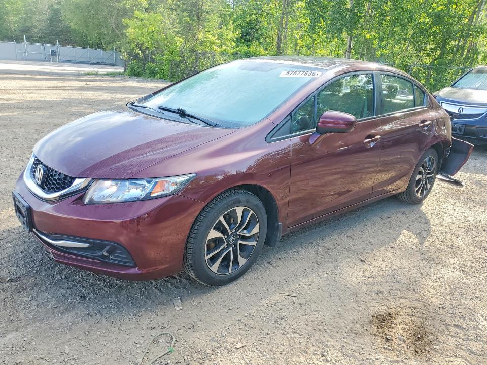 2015 Honda Civic მანქანა იყიდება აუქციონზე, vin: 2HGFB2F50FH015025, აუქციონის ნომერი: 57677636