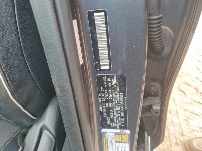 Aukcja sprzedaży 2022 Kia Forte, vin: 3KPF54ADXNE489638, numer aukcji: 55818876