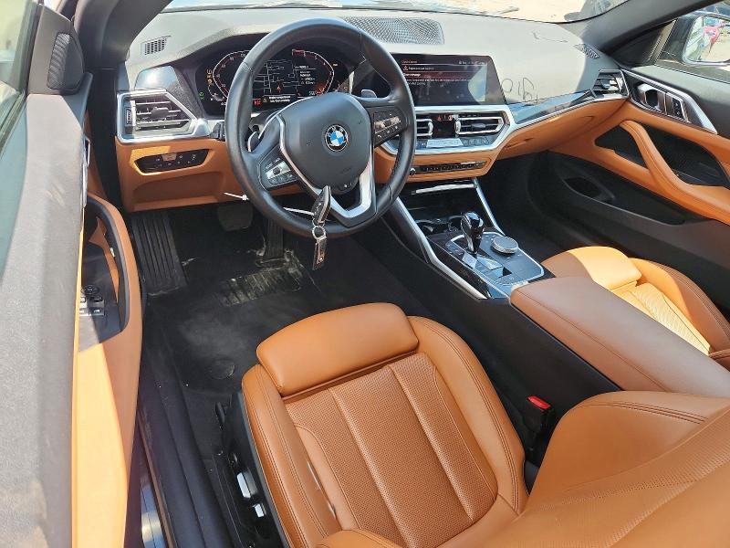 2022 Bmw 430xi მანქანა იყიდება აუქციონზე, vin: WBA73AP08NCJ27177, აუქციონის ნომერი: 56979876