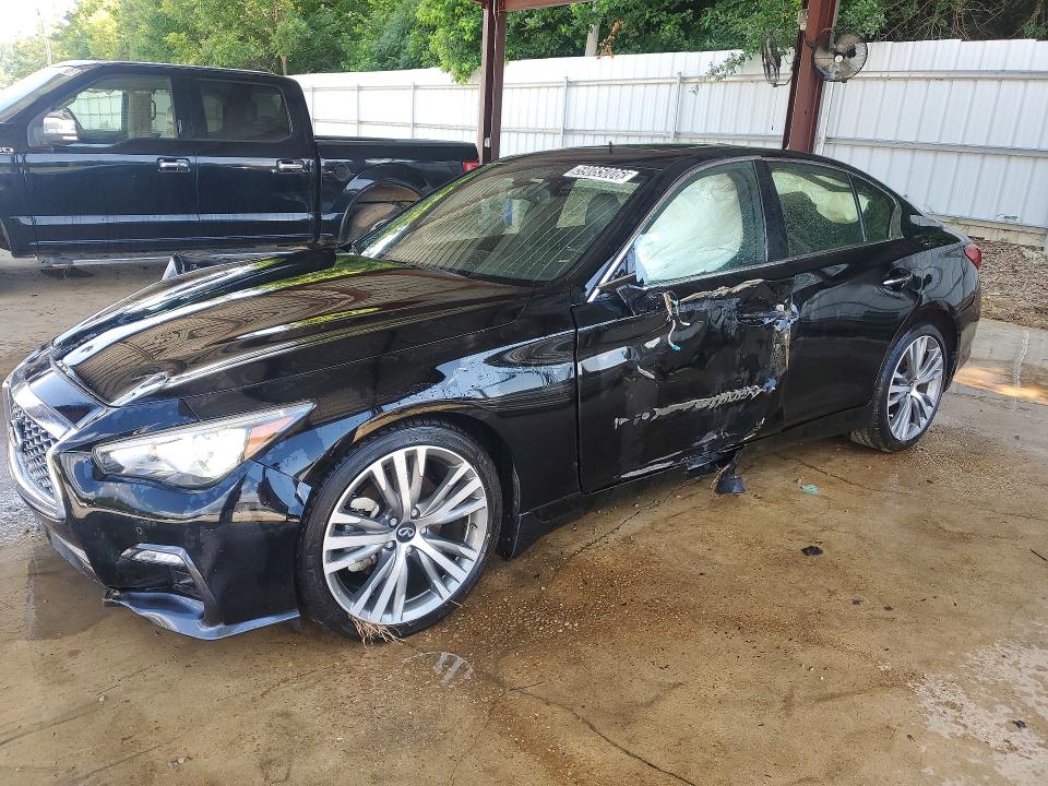 59085006 :رقم المزاد ، JN1EV7CP0MM706704 vin ، 2021 Infiniti Q50 مزاد بيع
