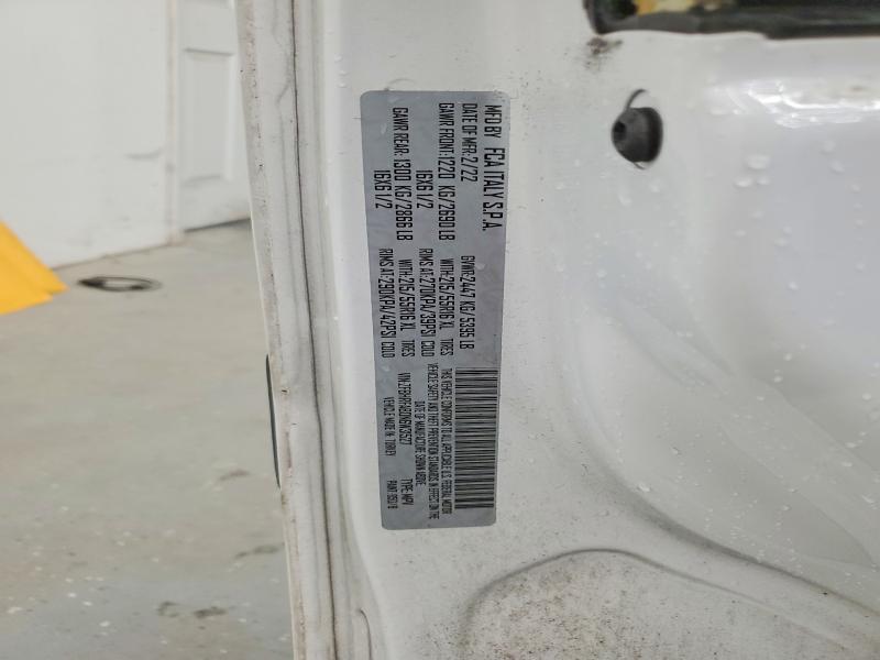 56170486 :رقم المزاد ، ZFBHRFAB0N6W31527 vin ، 2022 Ram Promaster City مزاد بيع