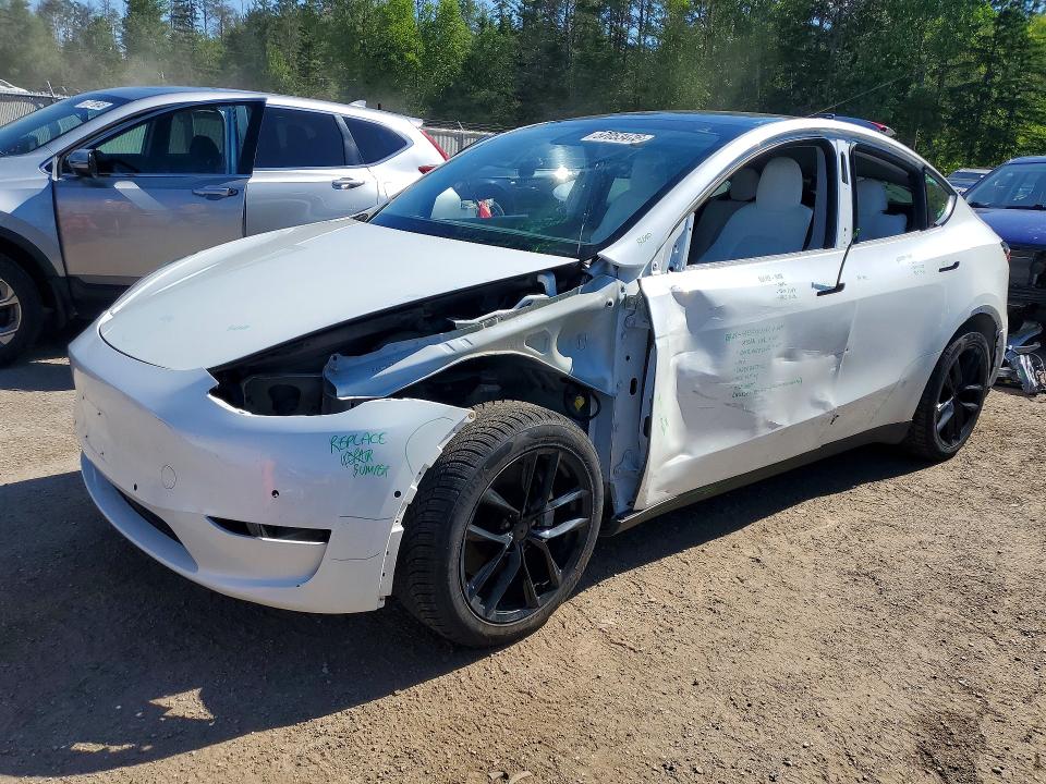 Продажа на аукционе авто 2021 Tesla Model Y, vin: 5YJYGAEE4MF189669, номер лота: 57053476
