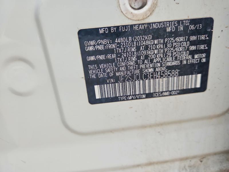 Продажа на аукционе авто 2014 Subaru Forester, vin: JF2SJCLC3EH458588, номер лота: 57723516