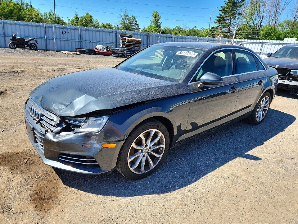 Продажа на аукционе авто 2017 Audi A4, vin: WAUBNAF47HN022180, номер лота: 58111796
