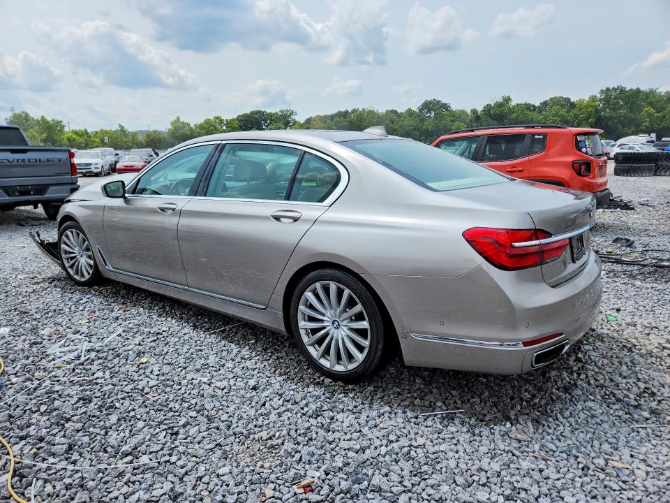 2016 Bmw 740 მანქანა იყიდება აუქციონზე, vin: WBA7E2C59GG547835, აუქციონის ნომერი: 58597536