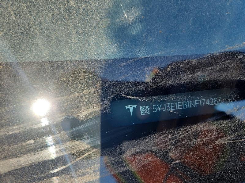 Aukcja sprzedaży 2022 Tesla Model 3, vin: 5YJ3E1EB1NF174263, numer aukcji: 56119376
