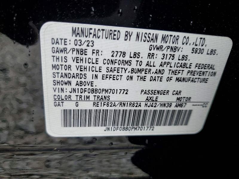 Aukcja sprzedaży 2023 Nissan Ariya, vin: JN1DF0BB0PM701772, numer aukcji: 58448076