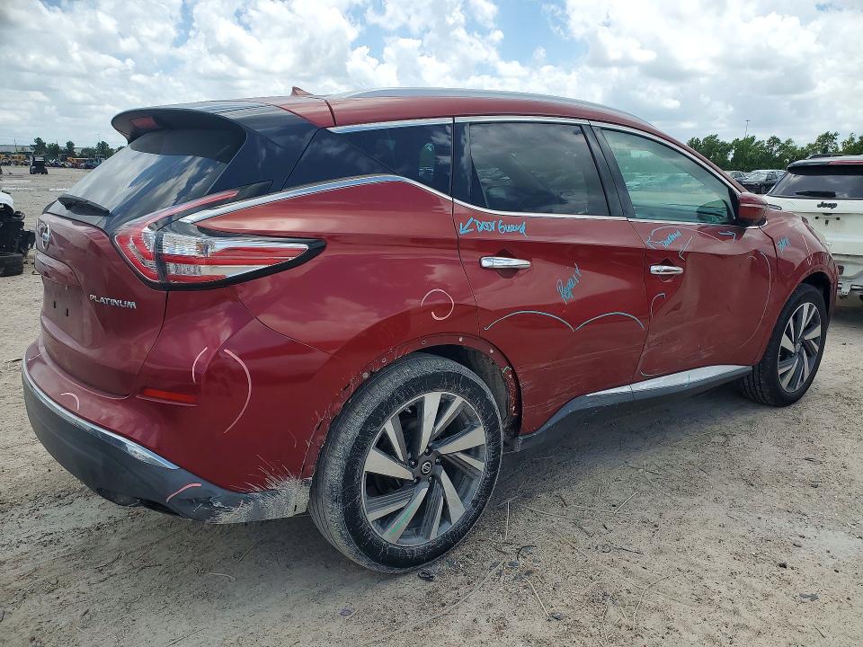 56327376 :رقم المزاد ، 5N1AZ2MG5FN214096 vin ، 2015 Nissan Murano مزاد بيع