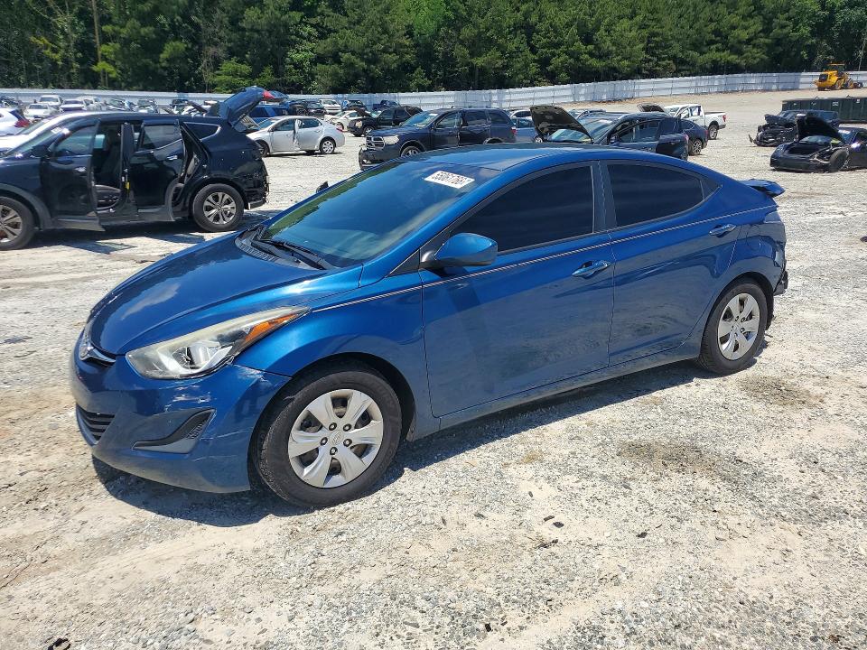 55061766 :رقم المزاد ، KMHDH4AE7GU619009 vin ، 2016 Hyundai Elantra مزاد بيع