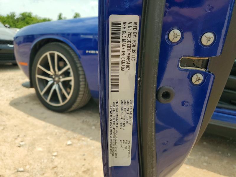 2021 Dodge Challenger მანქანა იყიდება აუქციონზე, vin: 2C3CDZBT0MH594107, აუქციონის ნომერი: 58590306
