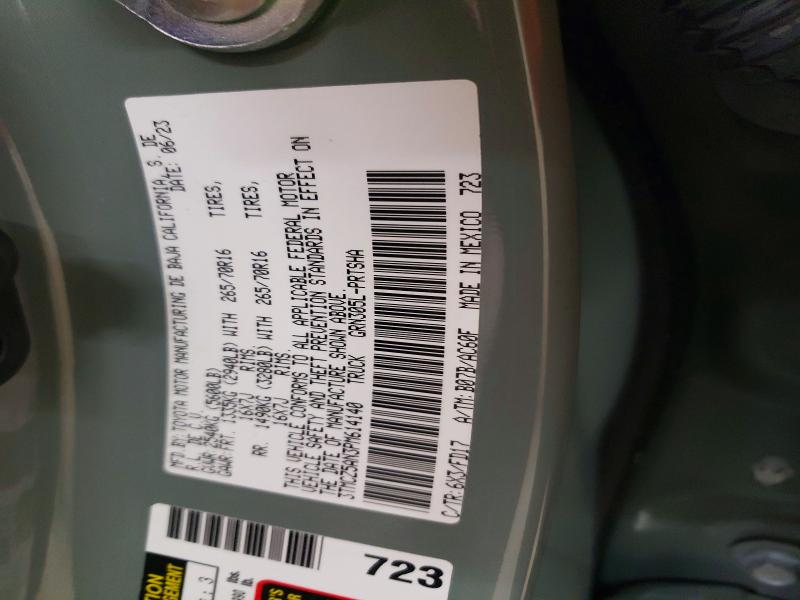 Aukcja sprzedaży 2023 Toyota Tacoma, vin: 3TMCZ5AN3PM614140, numer aukcji: 58555106