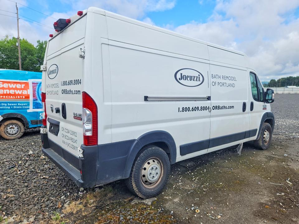 2021 Ram Promaster 2500 მანქანა იყიდება აუქციონზე, vin: 3C6LRVDG7ME583095, აუქციონის ნომერი: 59199756