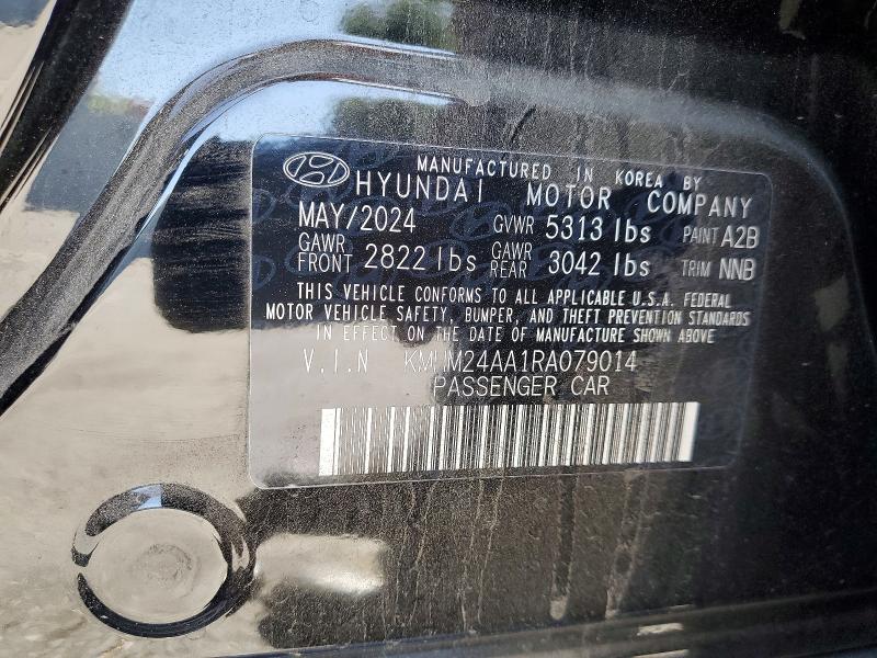 Продажа на аукционе авто 2024 Hyundai Ioniq 6, vin: KMHM24AA1RA079014, номер лота: 57190616