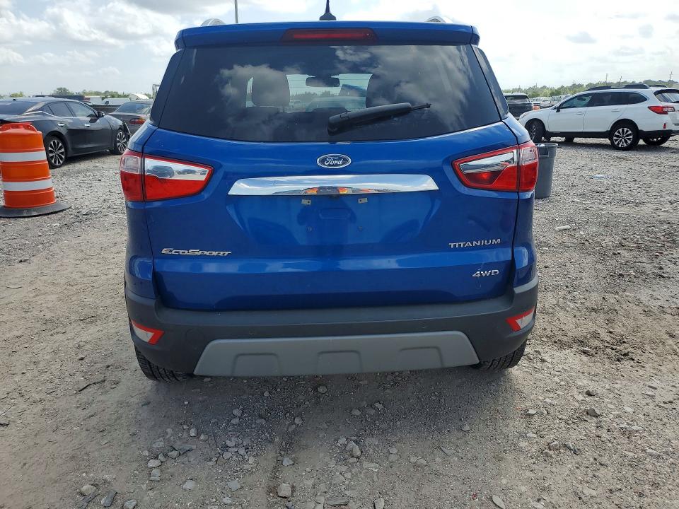 2020 Ford Ecosport მანქანა იყიდება აუქციონზე, vin: MAJ6S3KL9LC333657, აუქციონის ნომერი: 59077646