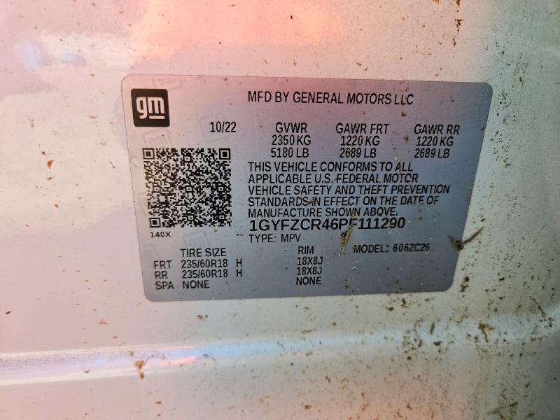 Продаж на аукціоні авто 2023 Cadillac Xt4, vin: 1GYFZCR46PF111290, номер лоту: 55866766