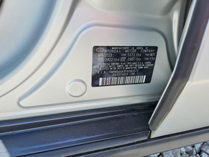 2023 Hyundai Ioniq 6 მანქანა იყიდება აუქციონზე, vin: KMHM54AAXPA040572, აუქციონის ნომერი: 57684776