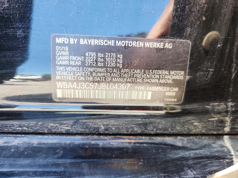 Aukcja sprzedaży 2018 Bmw 430xi, vin: WBA4J3C57JBL04307, numer aukcji: 56815146