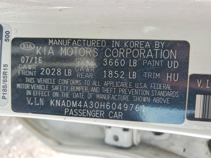 Продажа на аукционе авто 2017 Kia Rio, vin: KNADM4A30H6049761, номер лота: 57874896