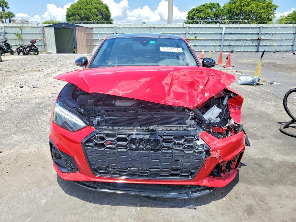 59334176 :رقم المزاد ، WAUP4AF54NA028149 vin ، 2022 Audi S5 مزاد بيع