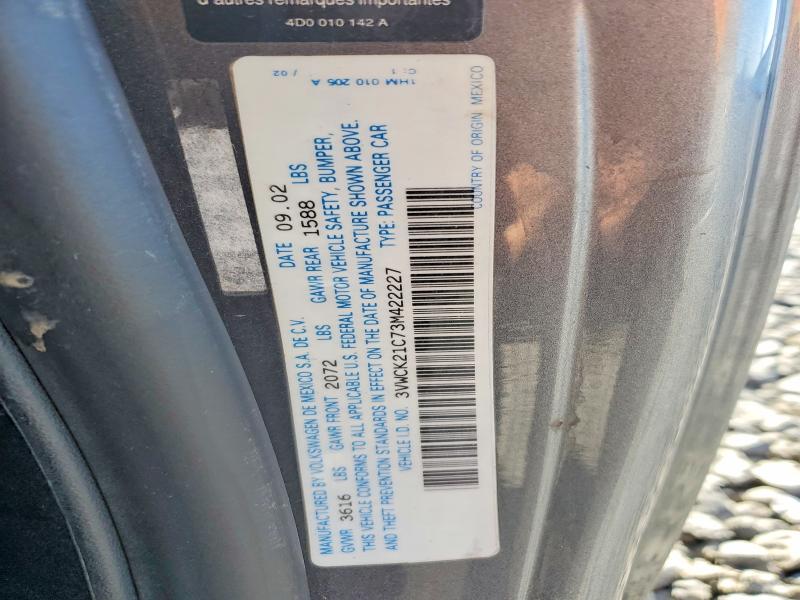 Aukcja sprzedaży 2003 Volkswagen New Beetle, vin: 3VWCK21C73M422227, numer aukcji: 57220506