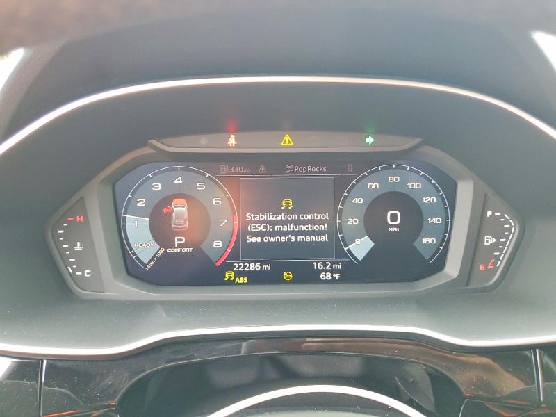 2021 Audi Q3 მანქანა იყიდება აუქციონზე, vin: WA1DECF34M1138513, აუქციონის ნომერი: 57916136